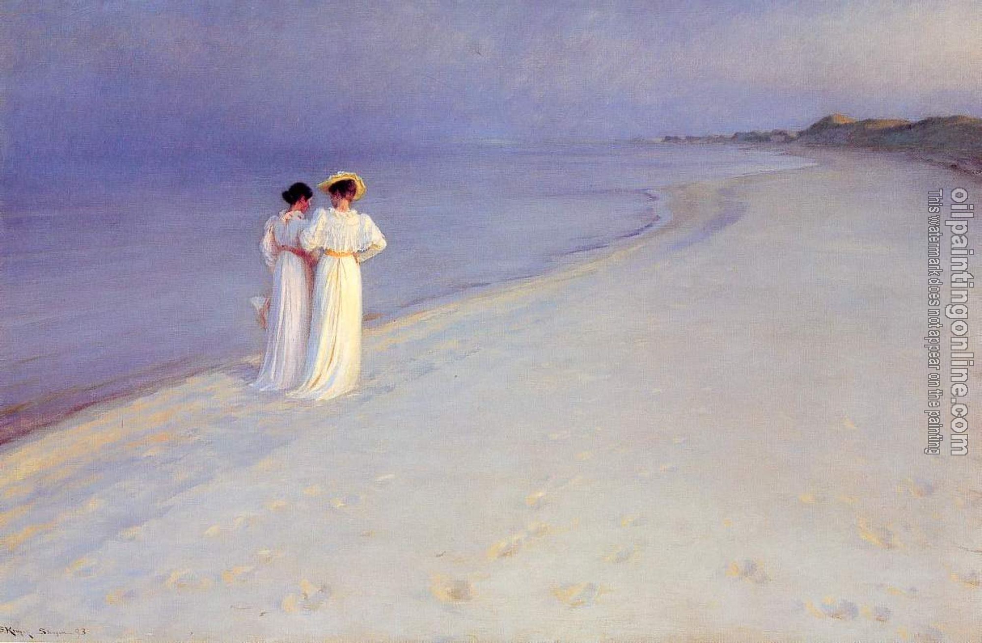 Peder Severin Kroyer - Tarde de verano en la playa